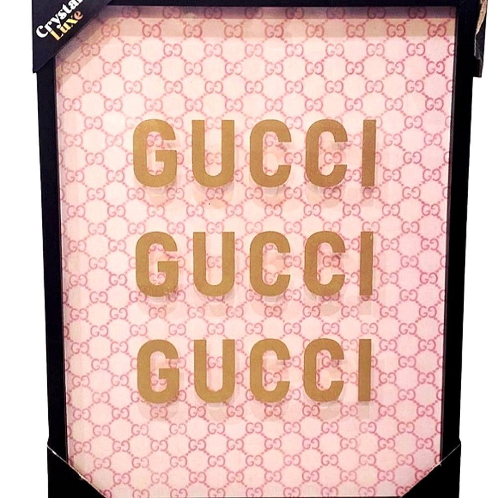 Crystal Luxe Gucci, Gucci, Gucci Framed Wall Decor